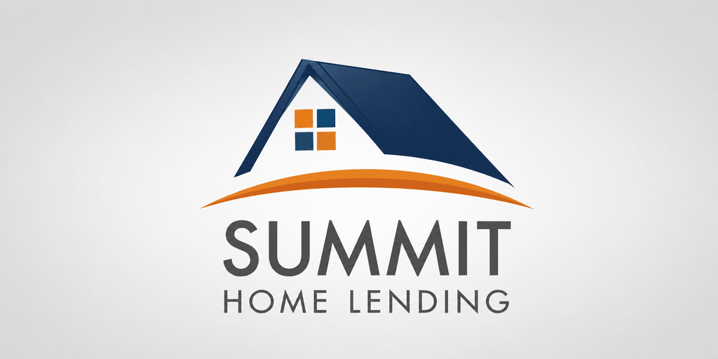 Logo of Summit Home Lending featuring a house graphic and stylized text.