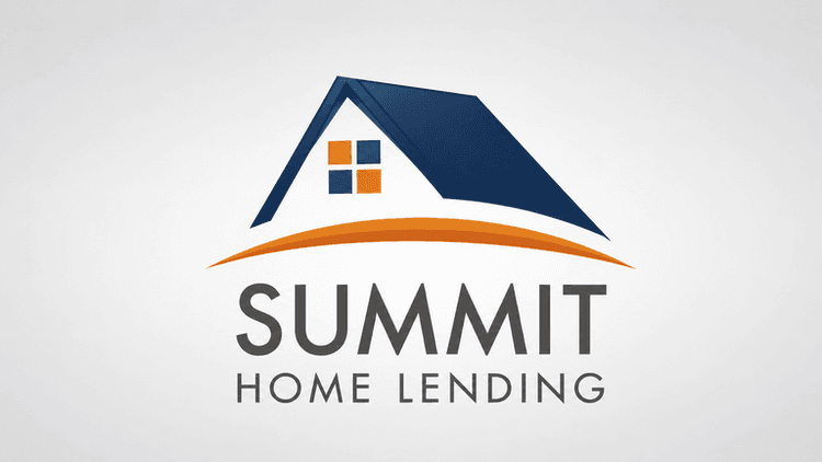 Logo of Summit Home Lending featuring a house graphic and stylized text.
