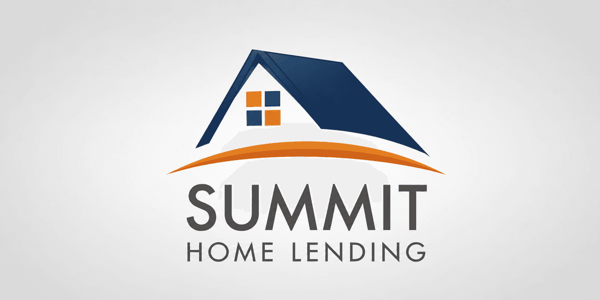 Logo of Summit Home Lending featuring a house graphic and stylized text.