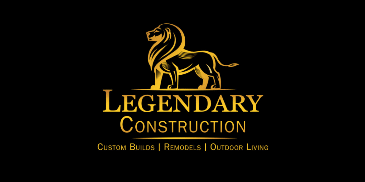 Legendary Construction logo showcasing quality craftsmanship, integrity, and customer care in Dallas home building and remodeling.